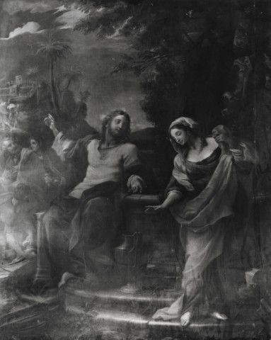 A. C. Cooper — Chiari Giuseppe - sec. XVII/ XVIII - Cristo e la Samaritana — insieme